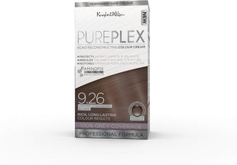 Knight & Wilson PurePlex Lightest Strawberry Blonde Permanent Hair Colour Dye. Protect, Restore and Nourish with Aminofix. 9.26 Strawberry Blonde. 100% Grey Coverage.