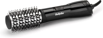 BaByliss Flawless Volume Hot Air Brush, Ionic, Dry and Style, 38mm Titanium-ceramic barrel