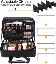 Hairdresser Bag Professional Makeup Bag Large Makeup Case for Hair Stylist Hair Tools Storage Organizer Box, Barber Carrying Case, Heat Insulation Aluminum Film Full Layer for Hair Equipments