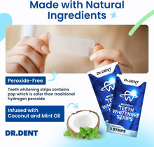 DRDENT Professional Teeth Whitening Strips 7 Treatments - Safe for Enamel - Non Sensitive Teeth Whitening - Whitening Without Any Harm - Pack of 14 Strips + Mouth Opener Included