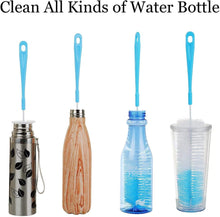 ALINK 17in Extra Long Bottle Cleaning Brush Cleaner for Washing Narrow Neck Beer, Wine, Kombucha, Thermos, Carafe, Yeti, Brewing Bottles