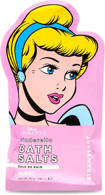 MAD Beauty Cinderella Princess Bath Salts, Disney Pop Princess Bath Salts Cinderella, Translucent