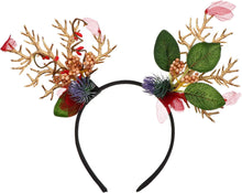 Lurrose Christmas Reindeer Antlers Headbands Branch Antler Headband Xmas Party Hair Accessories for Photo Prop