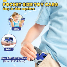 Lehoo Castle Boys Toys Age 2, Toys for 2 Year Old Boy, Toddler Toys with Sound & Light, Police Transport Truck Toy with 6 Pull Back Police Car, Gift for 2 3 4 5 6 Year Old