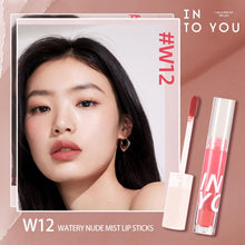 INTO YOU Lip Gloss Matte Red Liquid Velvet Lipstick, Lip Stain Relative Lightweight Natural Long Lasting Waterproof Non Sticky for a Daily Makeup Day Women,Fade Naturally Throughout the Day (W12)