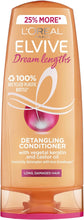 L'Oreal Paris Elvive Dream Lengths Conditioner, Nourishing & Strengthening Treatment, Enriched with Castor Oil, For Long, Damaged Hair 500ml