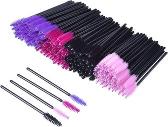 Disposable Eyelash Brushes Mascara Wands Eye Lash Eyebrow Applicator Cosmetic Makeup Brush Tool Kits (200PC, Multicolor)