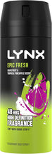 Lynx Epic Fresh Grapefruit & Pineapple Body Spray Men, 150ml