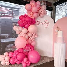 HILAVO Pink Mixed Balloons Set, 12 Inch Hot Pink Pastel Pink Metallic Pink Latex Balloons Party Balloons for Pink Party Wedding Baby Shower Girls Princess Birthday Party Decorations