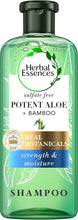 Herbal Essences bio:renew Aloe & Bamboo Strenghtening and Moisturizing Sulphate Free Hair Shampoo For Dull, Dry Damaged Hair 380ml