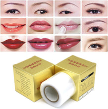 Eyebrow Tattoo Plastic Wrap, Tattoo Preservative Film, Professional Eyebrow Tattoo Makeup Supplies for Eyebrow Eyeline Tattoo Lip and Tattoo, Cover Film for Women