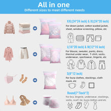 Gogooda 7PCS Mesh Laundry Bags, Reuse Durable Washing Machine Bag for Delicates Blouse, Hosiery, Underwear, Bra, Lingerie and Baby Clothes