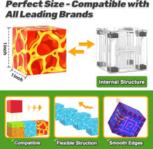 Magnetic Blocks - Build Mine Magnet World Magic Portal Set, Magnetic Tiles Building Blocks Toddler Toys STEM Sensory Outdoor Toys for 3+ Year Old Boys & Girls, Creative Kids Games Kids Toys