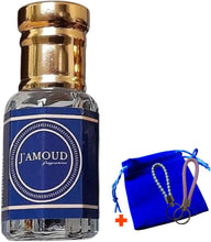 Luxury Premium Quality Long Lasting Oud Fragrance Oil  6ml Alcohol- Free Musk Attar Perfume by J'amoud Fragrances Includes Velvet Pouch and Keyring (Black Queen, 6)