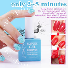 Gel Nail Polish Remover, Gel Polish Remover - Quick & Easy Remove in 3-5 Mins, Gel Remover with Gel Polish Scraper and Nail File, No Damage To Nails