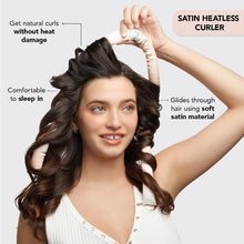 Kitsch Satin Heatless Curling Set - Heatless Curlers Headband for Short Hair & Long Hair  Overnight Heatless Hair Curlers  No Heat Hair Curlers for Heatless Curls  Hair Wrap Curler (SunsetTieDye)