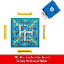 Mattel Games Scrabble Pokmon Board Game, Family Word Game with Two Ways to Play, includes 50 Challenge Cards featuring Pokmon characters for 2-4 Players, UK Version, HXB94