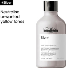 LOral Professionnel  Shampoo, For Grey, White or Light Blonde Hair, Serie Expert Silver