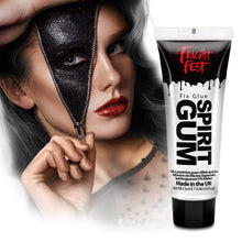 Fright Fest Mastix Spirit Gum Glue Adhesive 12ml Cosmetic Grade Fix prosthetic, gems, glitter great glitter tattoo glue, body glue, hair bonding glue, wig glue, make up glue (12ml)