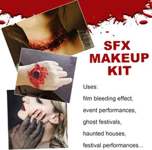 Halloween Blood Spray,Vampire Blood,3PCS Sfx Blood Set,Halloween Costume Blood,Cosplay & Party,Easy Remove Spray Blood,Washable Makeup Blood,Fake Wound & Blood Splatter,Vampire Make Up,(50ML2+30g)