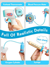 Lehoo Castle Kids Doctors Set, Pretend Doctor Kit Toys Medical Playset, Wooden Play Toys, Educational Toys for 3 Year Old Boys