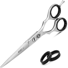 Hairdressing Scissors Hair Cutting Barber Scissors Salon Professional Hairdresser Scissors Hair Dressing Sizzors Tool Salon Shears Stainless Steel Dresser for Men Ladies Women Kids Children