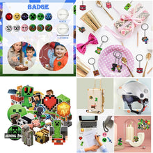 98 PCS Gaming Party Bag Fillers Gamer Party Favours with Gaming Keychain Party Bags Button Stickers Miner Party Supplies Goodie Bag Fillers for Kids Boys (Green)