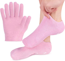 Foot Moisturiser Socks Cotton Gloves Moisturising Gloves Cotton Gloves for Dry Hands Beauty Infusion Gel Moisturizing Softens Cracked Hands & Feet Overnight Hydrating Socks(Pink)