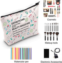 Esthetician Survival Kit Esthetician Appreciation Gift Esthetician Definition Makeup Bag with Zipper Skincare Specialist Toiletry Bag Beautician Gift (Esthetician)