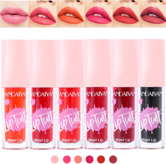 KTouler 6 Pcs Tinted Lip Oil Lip Makeup, Lip Glow Oil Glossier Lip Gloss Lip Oil Hydrating Long-lasting Lipgloss Sets for Women