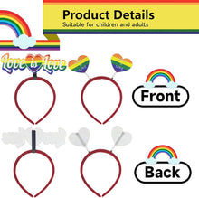 2 PCS LGBTQ Hair Clips, Pride Day Hairclip, Pride Accessories, Lgbtq Accessories Hair Clips Hair Band Rainbow for Gay Pride Party Supplies Pride Day