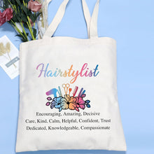 JNIAP Hairstylist Tote Bag Hairdresser Gift Thank You Hair Stylist Birthday Shopping Bag Cosmetologist Gift Graduation Gift