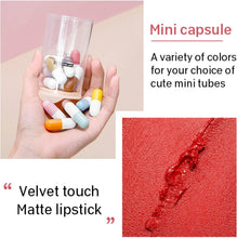 16 Colours Matte Lipstick Set Mini Capsule Lipstick Set Cute Mini Matte Red Lipstick Smooth Long Lasting Waterproof Lipsticks Makeup Set