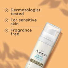 Aveeno Face CALM+RESTORE Re-Hydrating Night Cream, Intensely Nourishes, With Shea Butter & Prebiotic Oat, For Sensitive Skin, Fragrance Free, 50ml