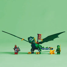 LEGO NINJAGO Lloyds Green Forest Dragon Figure - Building Toy with 2 Minifigures for Imaginative Play, Ninja Gift Idea for 6 Plus Year Old Boys, Girls & Dragons Rising Fans 71829