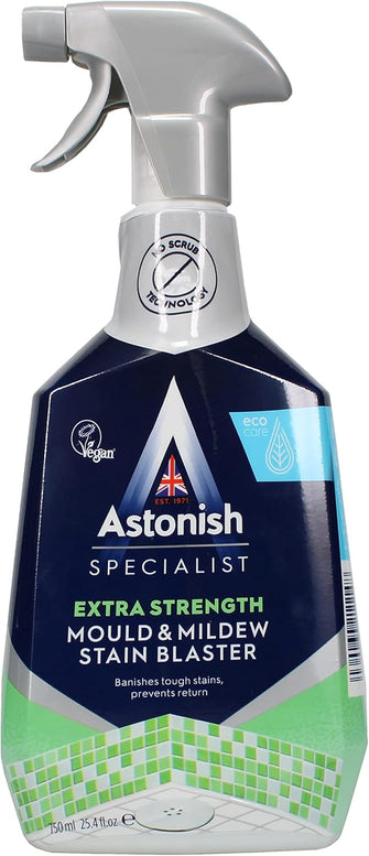 Astonish Specialist Extra Strength Mould & Mildew Stain Blaster Spray, for Fast Mould Removal, 750ml