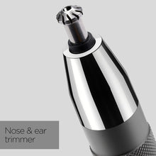 BaByliss Super-X Metal Nose Trimmer, Ear and Eyebrow Hair Trimmer, robust metal housing, smooth safe cutting