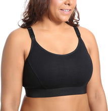 Gratlin Women's Nursing Bras Maternity Plus Size Breastfeeding Cotton Sleep Nursing Sports Bra