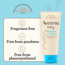 Aveeno Baby Daily Care Barrier Cream 100ml, Baby Nappy Cream, Suitable for Newborn Baby Sensitive Skin