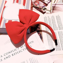 Bow Headbands Headdress for Women and Girls - Huge Bow Headband Large Bowknot Hairband - Hair Accessories for Women's Kiki Delivery Service Cosplay (Red)