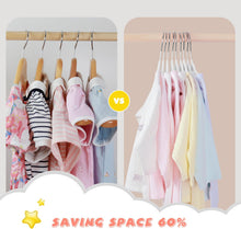MangoKit Non-Slip Kids Velvet Hangers, Ultra-Slim Space Saving Baby Velvet Coat Hangers,360 Degree Rotatory Hook,Sturdy Baby Clothes Hangers 30 Pack (28cm,White)