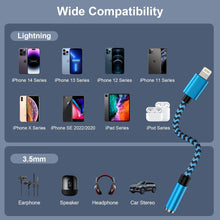 Lightning to 3.5mm Headphone Jack Adapter, [MFi Certified] iPhone Headphone Jack Aux Adapter Dongle Audio Cable Earphone Converter Compatible with iPhone 14 Pro Max/14 Pro/14/13/12/11/SE/X/XS/XR/8