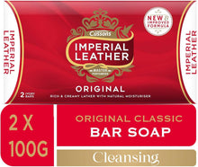 Imperial Leather Bar Soap Original Classic Cleansing Bar, Gentle Skin Care, Bulk Buy, Pack of 9 x 2 bars (total 18 bars)