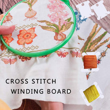 Lanjue 200pcs Plastic Floss Bobbins Cross Stitch Embroidery Cotton Thread for Craft DIY Embroidery Sewing Thread Storage