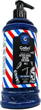 Gabri professional after shave cream cologne 400ml for freshness pump dispenser