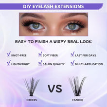 240 Pcs Individual Lashes Cluster Lashes,30D+40D D Curl 9-16Mix Lash Clusters Soft Eyelashes False Eyelashes DIY Lash Extension At Home (30D+40D-0.07D,9-16mix)