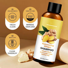 Ginger Shampoo and Conditioner Sets - Hair Growth Shampoo - Scalp & Hair Strengthening - Fluffy Hair Shampoo for Thinning Hair - Nourishing Hair Care