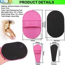 LRMYS Silicone Exfoliating Epilators Set, Painless Physical Hair Removal Tools with Smoothing Pads, 2-Sizes Pink Holder & 10 Smoothing Pads