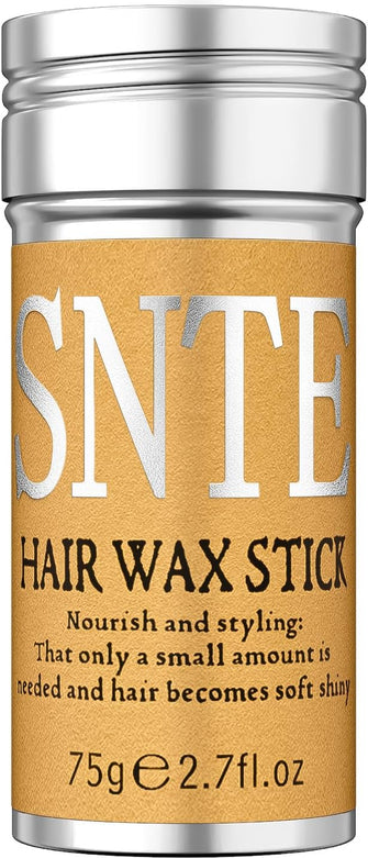 Hair Wax Stick, Wax Stick for Hair Wigs Edge Control Stick Hair Pomade Stick Non-greasy Styling Wax for Fly Away & Edge Frizz Hair 2.7 Oz