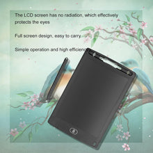 LCD Writing Tablet Doodle Board, 8.5 Inches Full Screen Portable LCD Digital Writing Board Erasable Drawing Pad Electronic Writing Board for Kids Adults Gift School Home Office(Black)